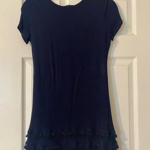 Lulu’s Laced Detailed Navy Dress, Good Condition, Size XSmall